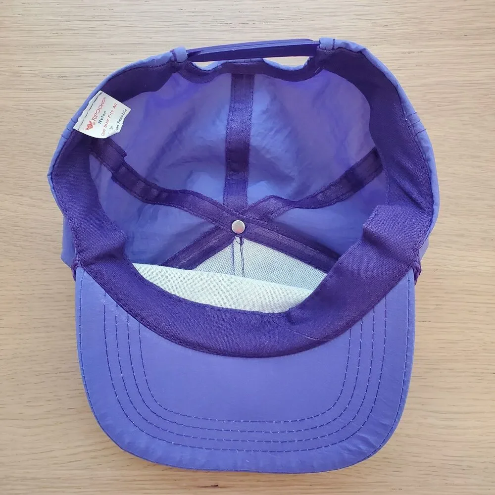 Vintage 90s Purple Gymnastics Trucker Hat
